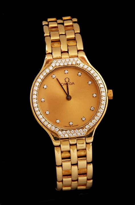 omega watch gold women